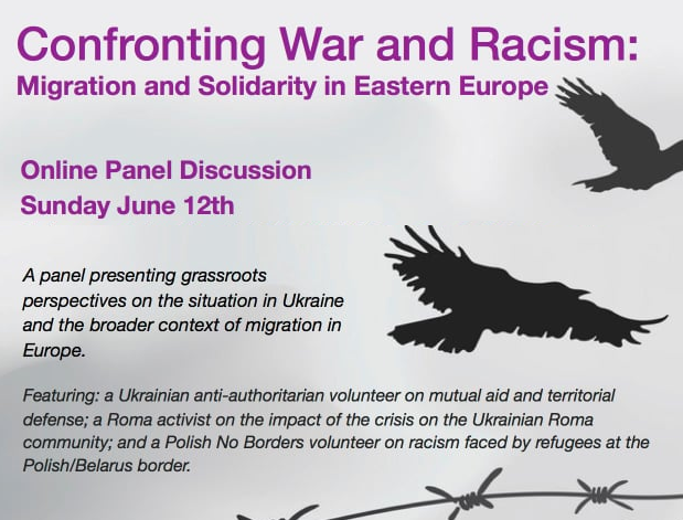 Confronting War and Racism: Migration and Solidarity in Eastern Europe – discussion panel